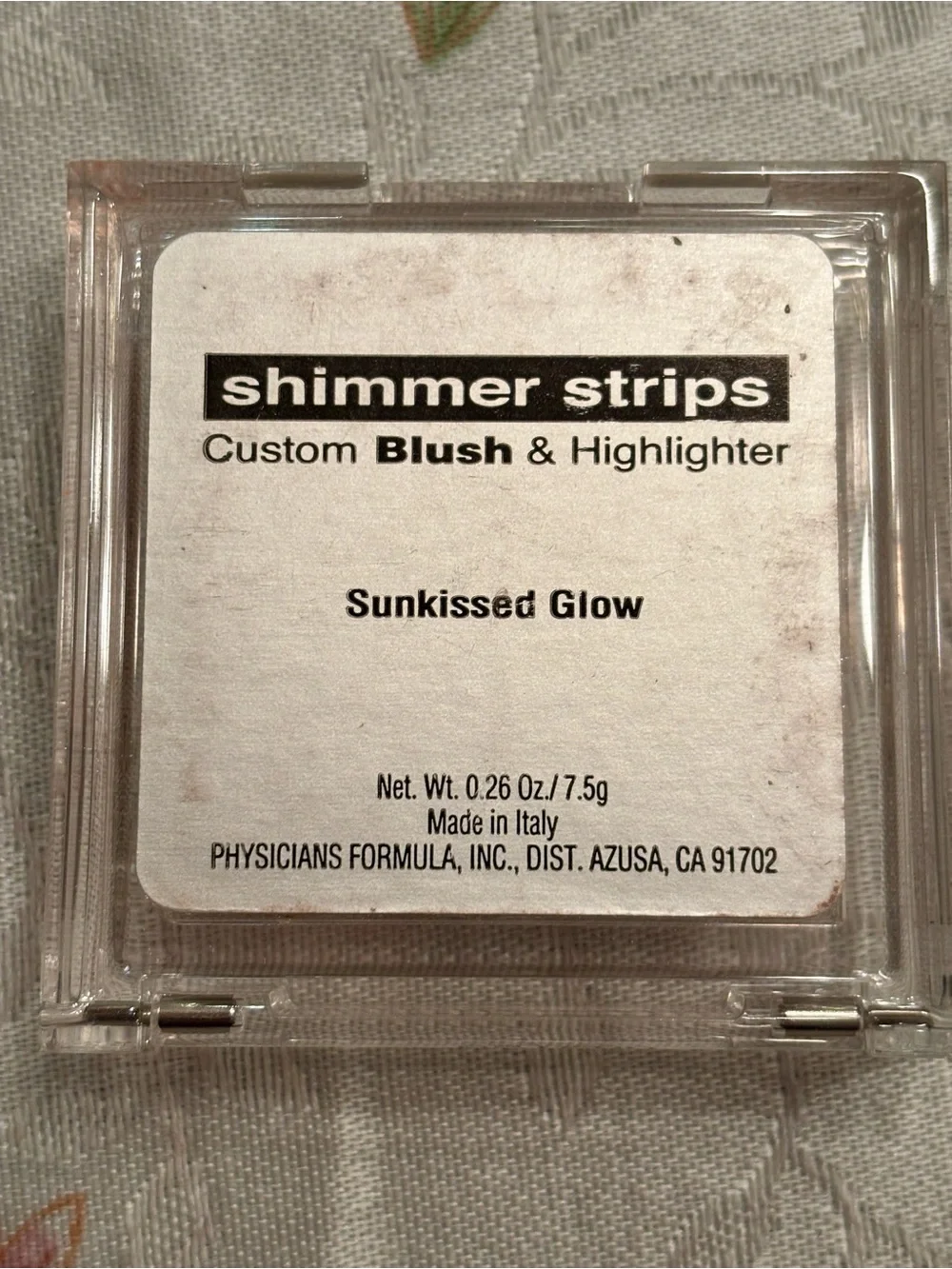 Physicians Formula Shimmer Strips Vegas Strip Light Bronzer Sunkissed Glow Blush